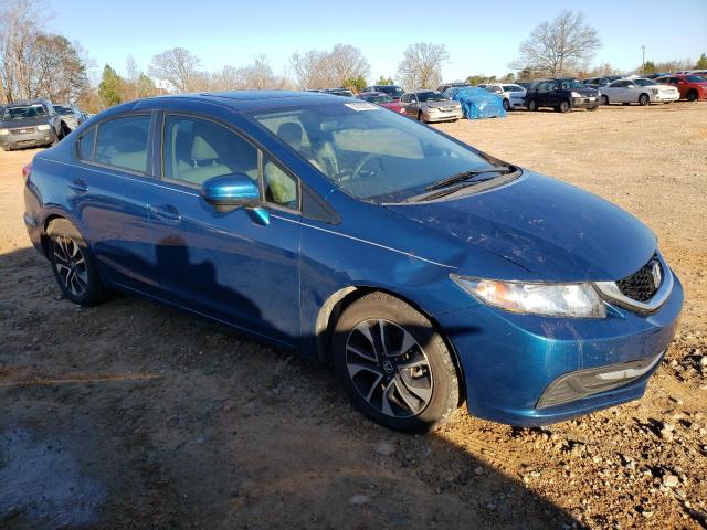 19XFB2F83FE033247 - 2015 HONDA CIVIC EX BLUE photo 4