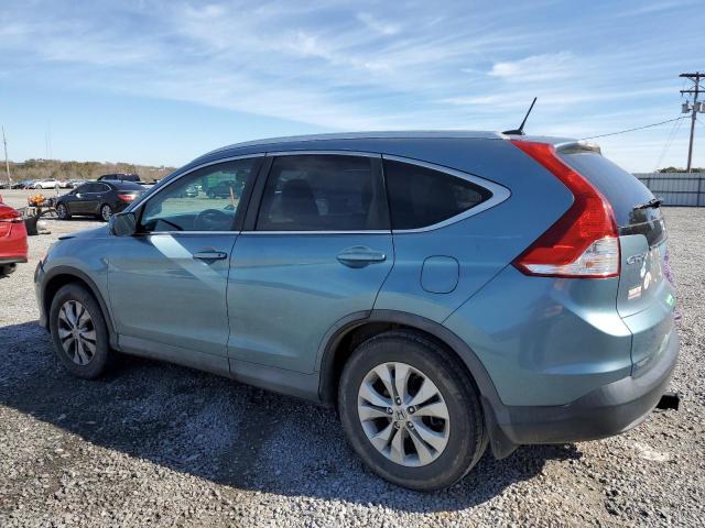 5J6RM3H72DL026337 - 2013 HONDA CR-V EXL BLUE photo 2