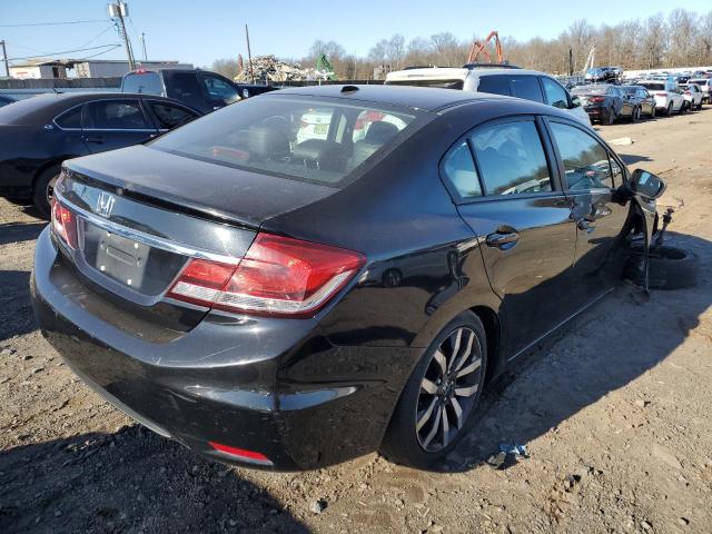 2HGFB2F9XEH542362 - 2014 HONDA CIVIC EXL შავი ფოტო 3