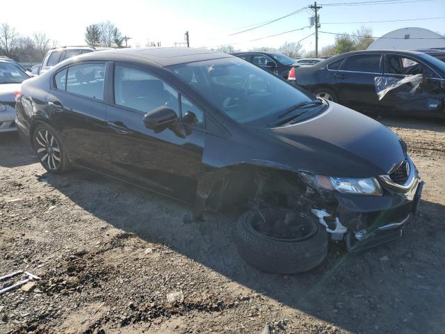 2HGFB2F9XEH542362 - 2014 HONDA CIVIC EXL შავი ფოტო 4