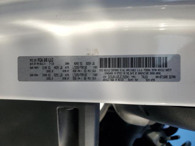 3C6URVJG5JE152341 - 2018 RAM PROMASTER 3500 HIGH Blanc photo 13
