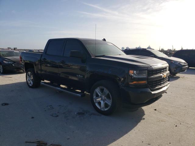 3GCPCPEC8JG293600 - 2018 CHEVROLET SILVERADO C1500 CUSTOM BLACK photo 4