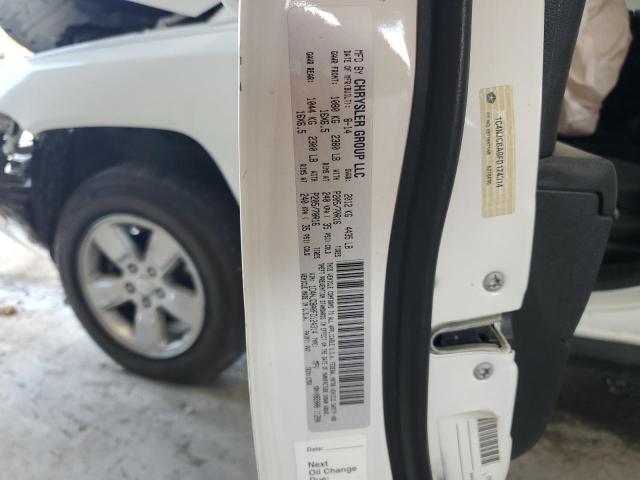 1C4NJCBA0FD124314 - 2015 JEEP COMPASS SPORT თეთრი ფოტო 14