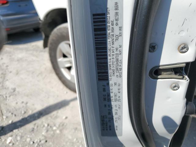 1C6RR7GGXHS807318 - 2017 RAM 1500 SLT WHITE photo 13