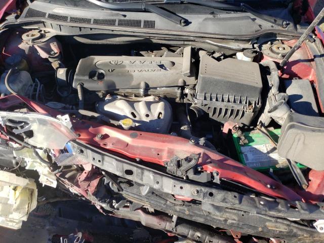 4T1BE46K99U331381 - 2009 TOYOTA CAMRY BASE RED photo 11