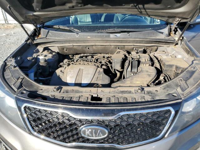 5XYKW4A28DG386018 - 2013 KIA SORENTO SX SILVER photo 12