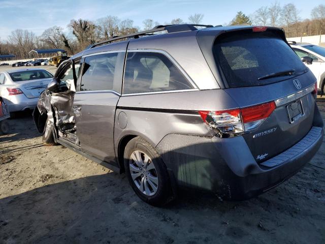 5FNRL5H67GB147349 - 2016 HONDA ODYSSEY EXL GRAY photo 2