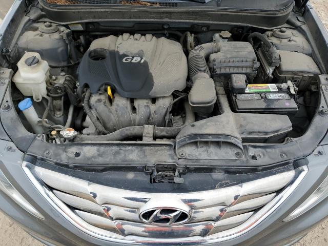 5NPEC4AC4DH638032 - 2013 HYUNDAI SONATA SE GRAY photo 11