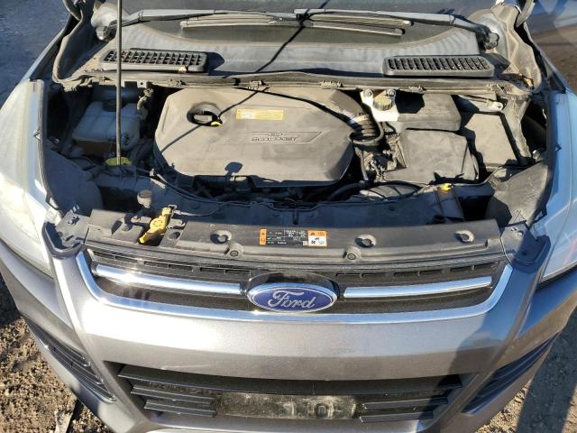 1FMCU0JX9EUB62136 - 2014 FORD ESCAPE TITANIUM GRAY photo 12