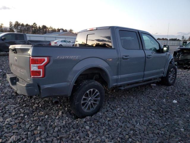 1FTEW1EP1KKE97762 - 2019 FORD F150 SUPERCREW GRAY photo 3