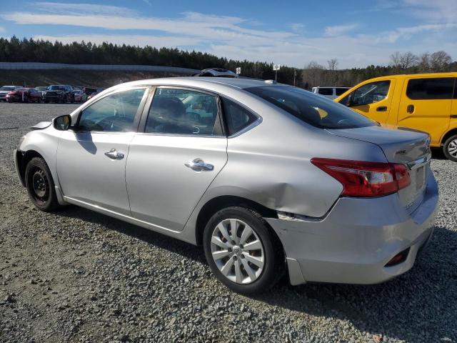 3N1AB7AP0HY240009 - 2017 NISSAN SENTRA S SILVER photo 2