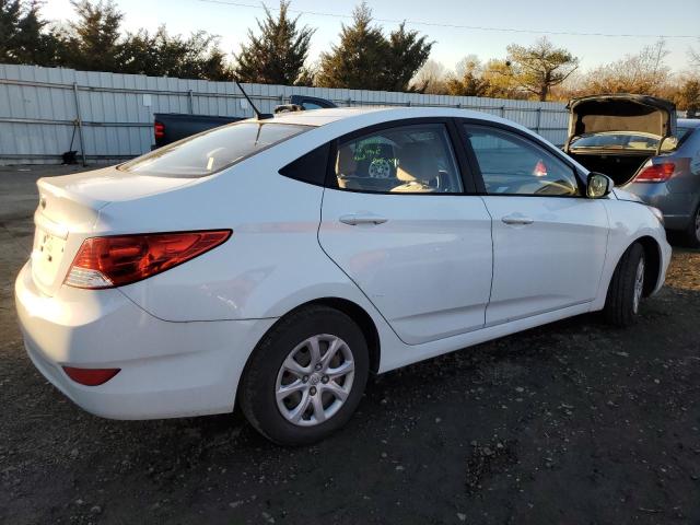 KMHCT4AE3DU285499 - 2013 HYUNDAI ACCENT GLS WHITE photo 3