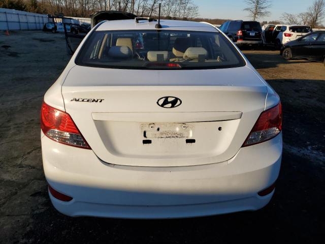 KMHCT4AE3DU285499 - 2013 HYUNDAI ACCENT GLS WHITE photo 6