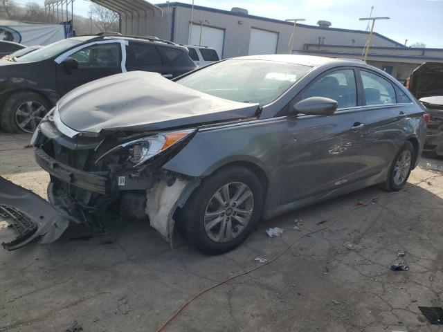 5NPEB4AC4EH872143 - 2014 HYUNDAI SONATA GLS GRAY photo 1