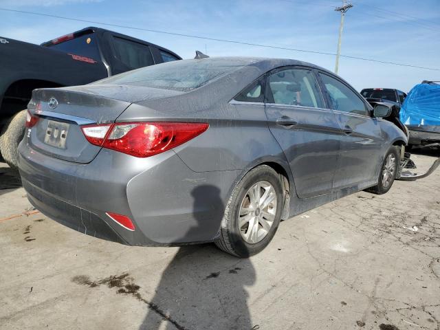 5NPEB4AC4EH872143 - 2014 HYUNDAI SONATA GLS GRAY photo 3