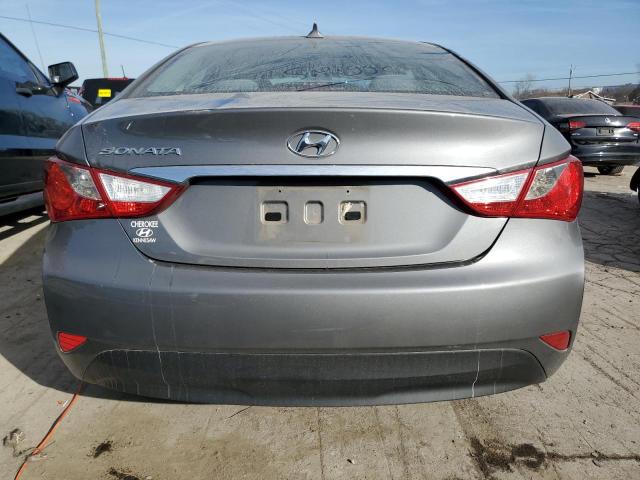 5NPEB4AC4EH872143 - 2014 HYUNDAI SONATA GLS GRAY photo 6