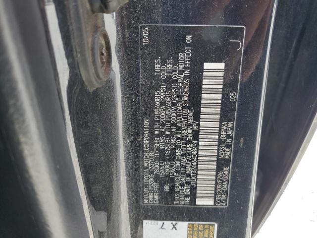 JTLKT324464048494 - 2006 TOYOTA SCION XB BLACK photo 13