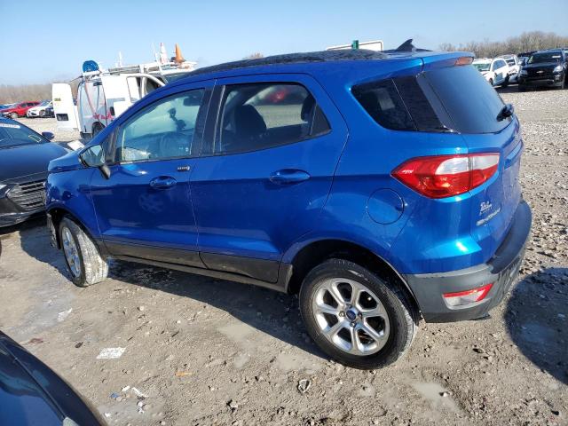 MAJ6P1UL3JC181164 - 2018 FORD ECOSPORT SE BLUE photo 2