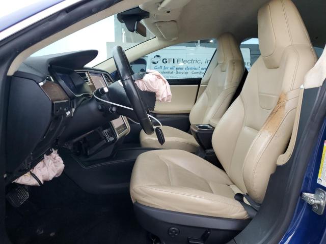 5YJSA1E2XGF171338 - 2016 TESLA MODEL S 蓝色 照片 7