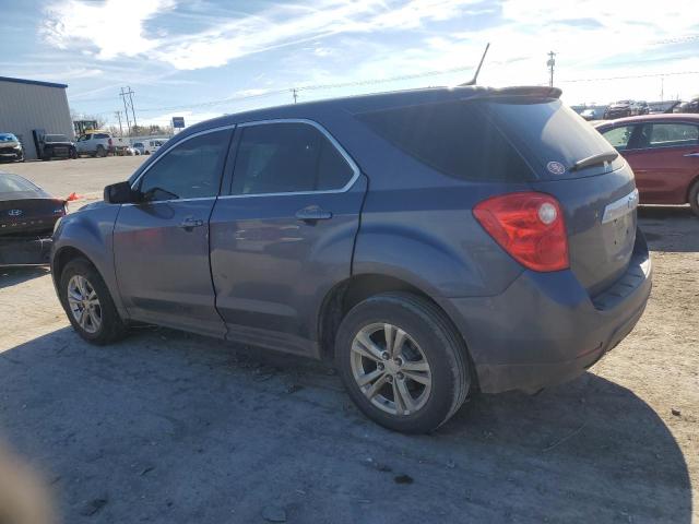 2GNALAEK2E6298391 - 2014 CHEVROLET EQUINOX LS BLUE photo 2