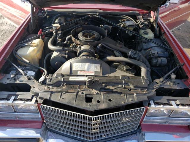 1G6EL5787FE675736 - 1985 CADILLAC ELDORADO RED photo 11