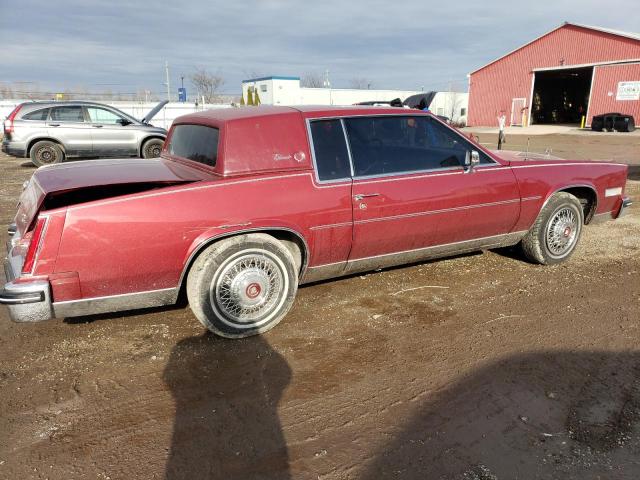 1G6EL5787FE675736 - 1985 CADILLAC ELDORADO RED photo 3