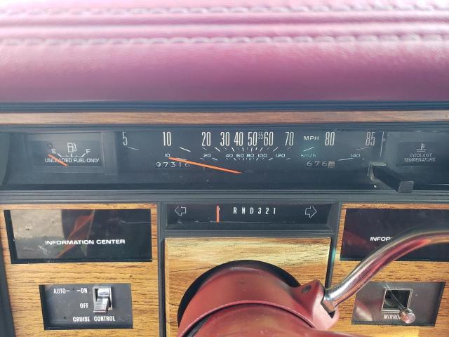 1G6EL5787FE675736 - 1985 CADILLAC ELDORADO RED photo 9