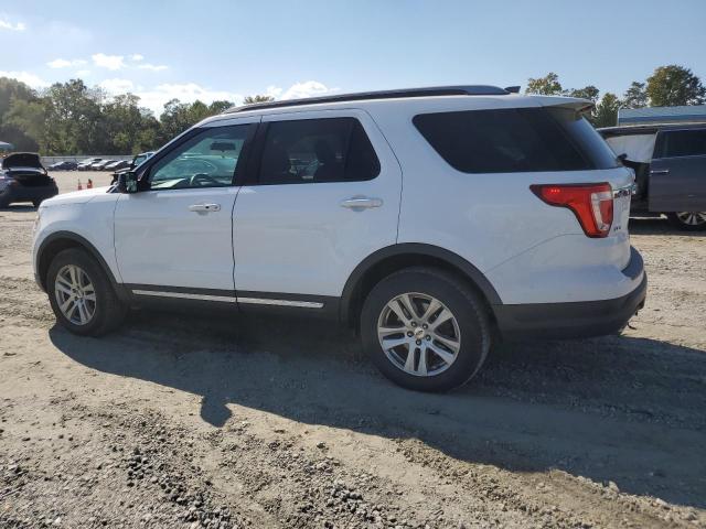 1FM5K8D85JGC61062 - 2018 FORD EXPLORER XLT WHITE photo 2