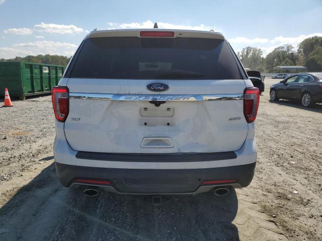 1FM5K8D85JGC61062 - 2018 FORD EXPLORER XLT WHITE photo 6
