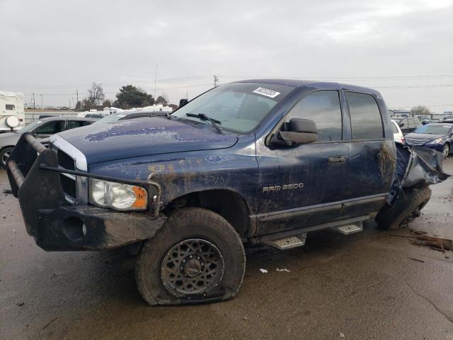 3D7KU28C13G826644 - 2003 DODGE RAM 2500 ST BLUE photo 1