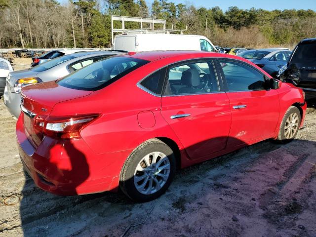 3N1AB7AP7KL607444 - 2019 NISSAN SENTRA S RED photo 3