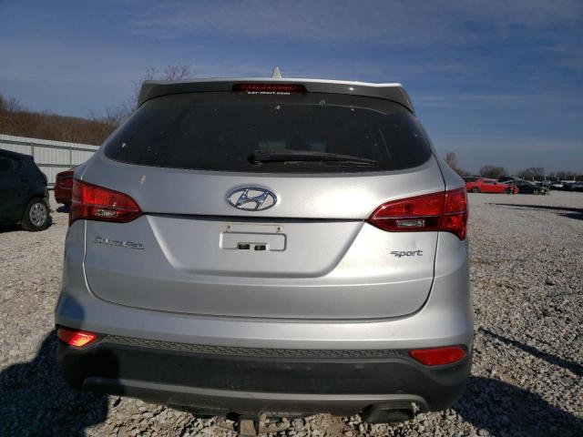 5XYZT3LB9GG349854 - 2016 HYUNDAI SANTA FE S SILVER photo 6