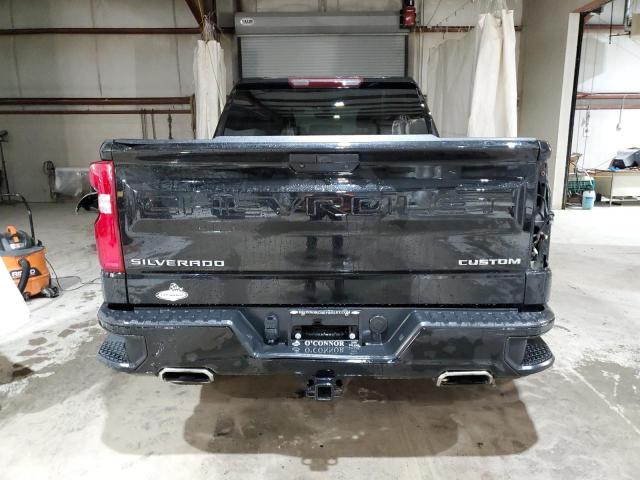 3GCUYBEFXKG293827 - 2019 CHEVROLET SILVERADO K1500 CUSTOM BLACK photo 6