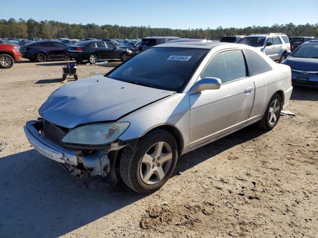 1HGEM22915L046350 - 2005 HONDA CIVIC EX SILVER photo 1