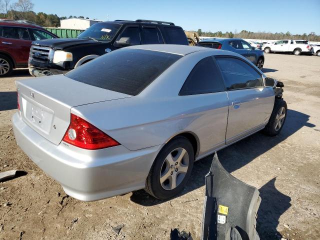 1HGEM22915L046350 - 2005 HONDA CIVIC EX SILVER photo 3