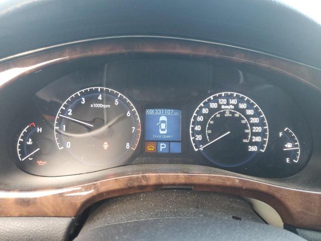 KMHGC46E99U069223 - 2009 HYUNDAI GENESIS 3.8L BLACK photo 9