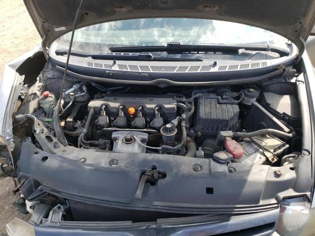 2HGFG12857H570534 - 2007 HONDA CIVIC EX GRAY photo 11