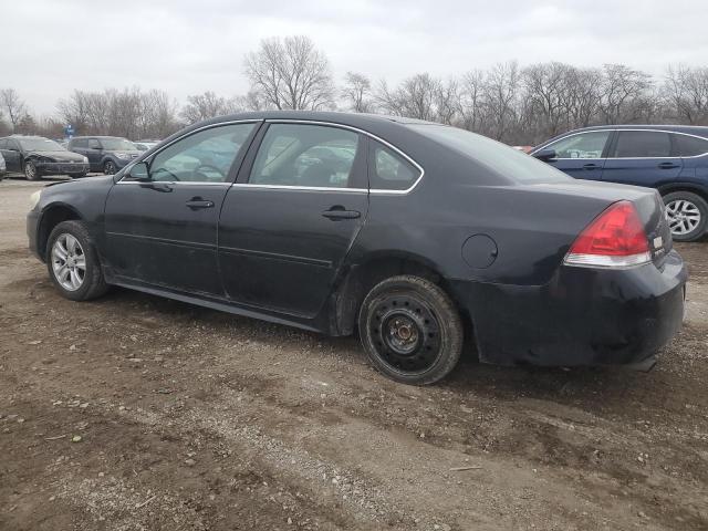 2G1WF5E35C1229574 - 2012 CHEVROLET IMPALA LS BLACK photo 2