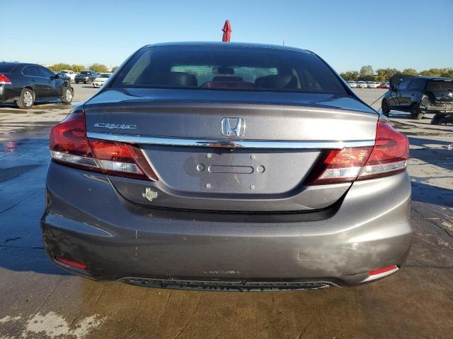 19XFB2F90EE007499 - 2014 HONDA CIVIC EXL ნაცრისფერი ფოტო 6