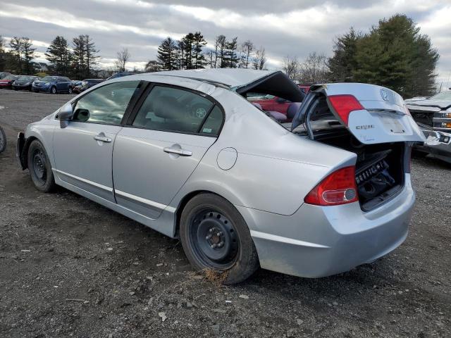 1HGFA165X8L008814 - 2008 HONDA CIVIC LX SILVER photo 2