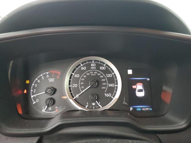 JTDEPRAE4LJ076934 - 2020 TOYOTA COROLLA LE SILVER photo 9