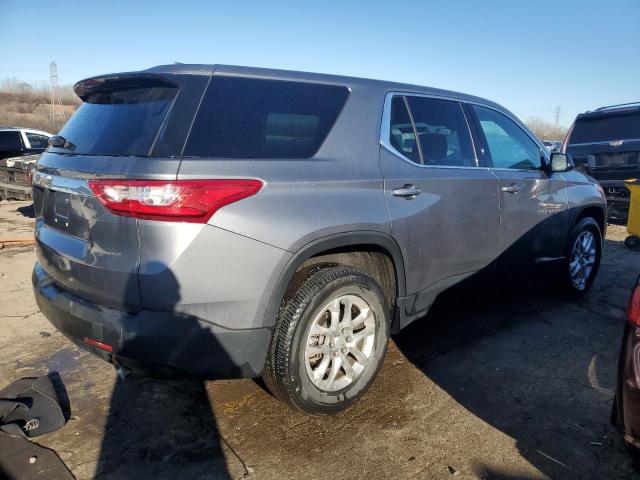 1GNERFKW0LJ307805 - 2020 CHEVROLET TRAVERSE LS GRAY photo 3