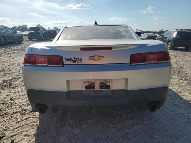 2G1FA1E33F9112637 - 2015 CHEVROLET CAMARO LS SILVER photo 6
