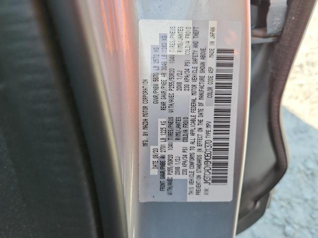 JM3TCADY6M0501370 - 2021 MAZDA CX-9 GRAND TOURING SILVER photo 13