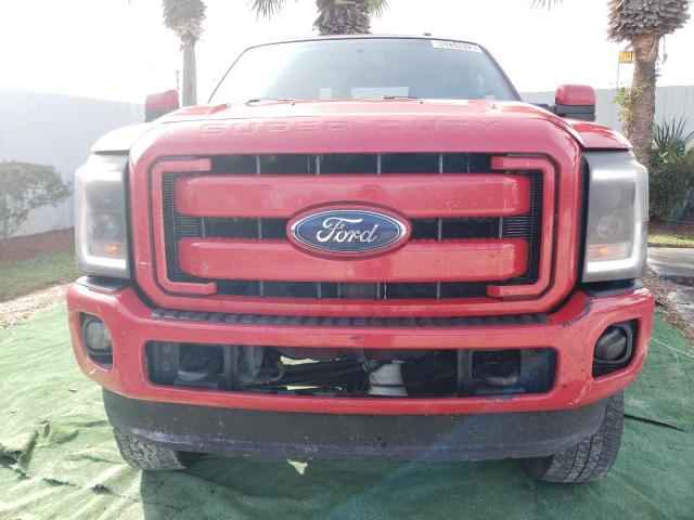 1FT7W2BT5DEB82710 - 2013 FORD F250 SUPER DUTY RED photo 5
