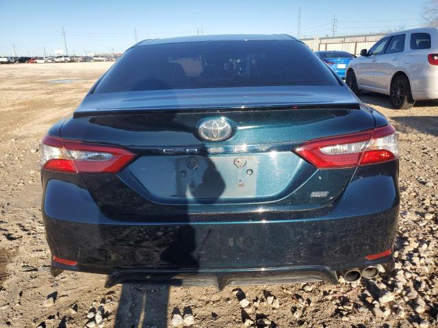 4T1B11HK7JU665937 - 2018 TOYOTA CAMRY L BLUE photo 6