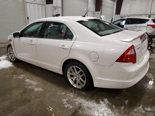 3FAHP0JG2CR244107 - 2012 FORD FUSION SEL WHITE photo 2