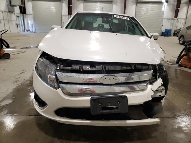 3FAHP0JG2CR244107 - 2012 FORD FUSION SEL WHITE photo 5