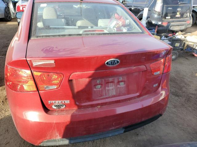 KNAFU4A2XA5880874 - 2010 KIA FORTE EX MAROON photo 6