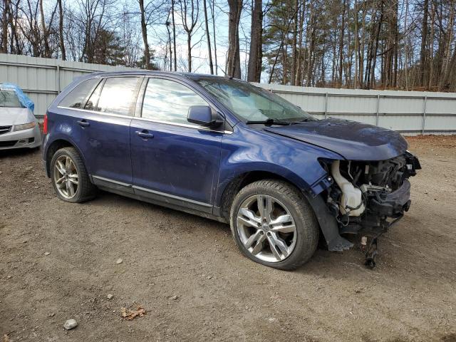 2FMDK4KCXBBA66675 - 2011 FORD EDGE LIMITED BLUE photo 4